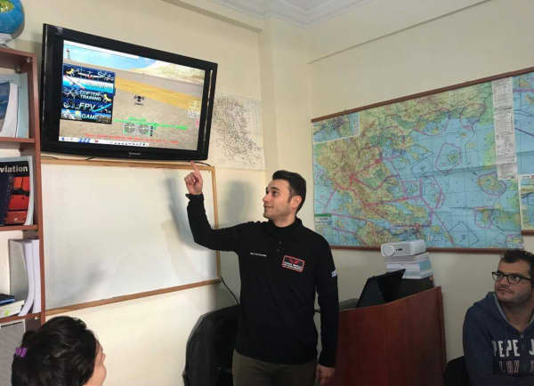 Training session at Hellenic Drones, Greece.