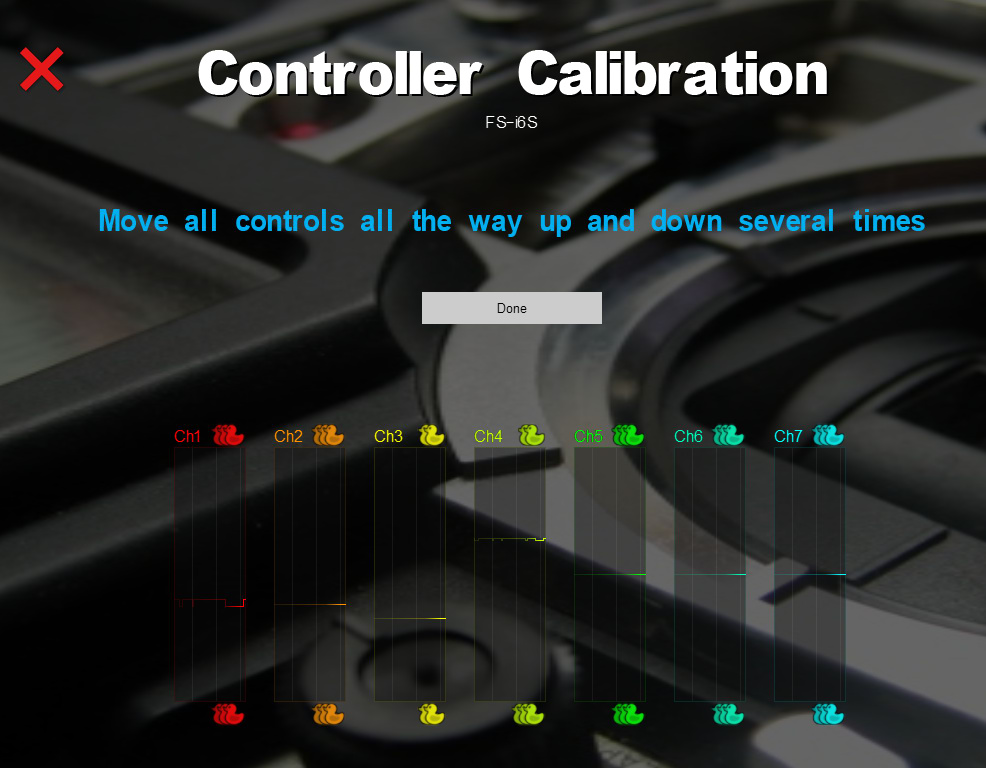 Controller Calibration (Step 1: Learn end positions)