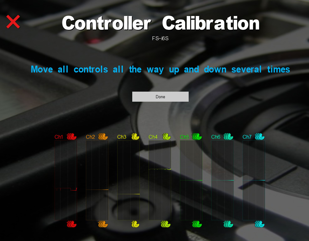 Controller Calibration (Step 1: Learn end positions) Controller Calibration (Step 1: Learn end positions)