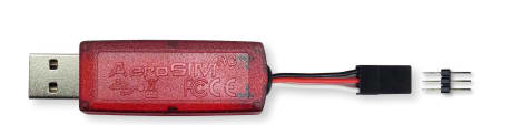 Wireless USB interface supplied with AeroSIM-RC
