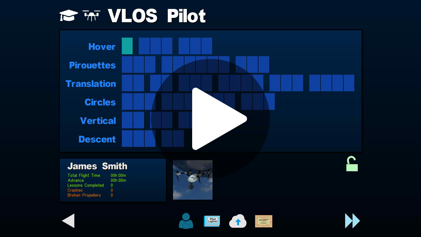 VLOS Pilot Multirotor training program in AeroSIM RC
